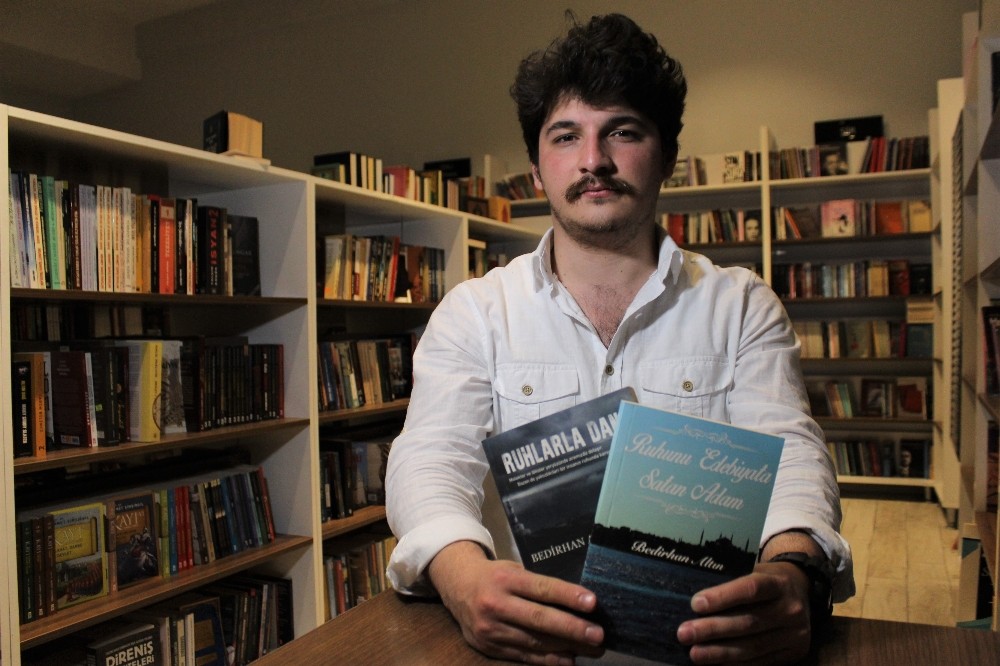 26 yaşında 4 kitap yazan genç kendi işinin patronu oldu 