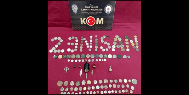 263 tarihi eser ele geçirildi