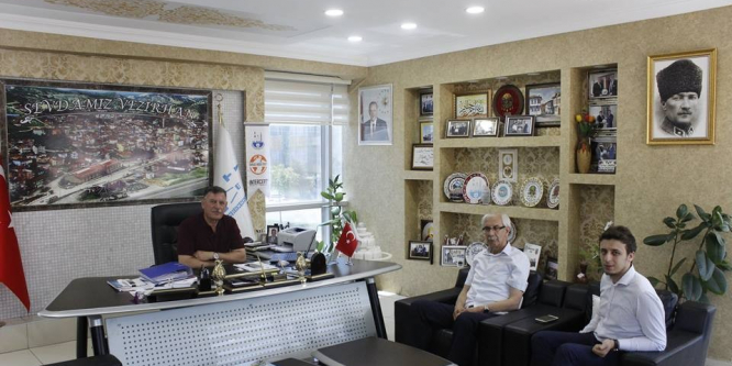 Başkan Özkaraman ve Başkan Duymuş bir araya geldi