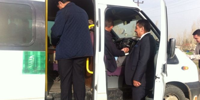 Ağrı’da öğrenci servisleri denetlendi