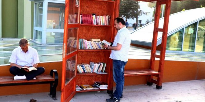 Sokak Kütüphanesi’ne yoğun ilgi