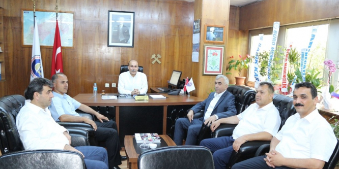 GMİS yönetimi, TTK’da göreve atanan yöneticileri ziyaret etti