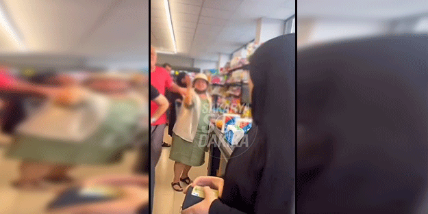 28 Şubat kafası markette hortladı! Laikçi edepsiz kokonadan tesettürlü kadınlara iğrenç sözler