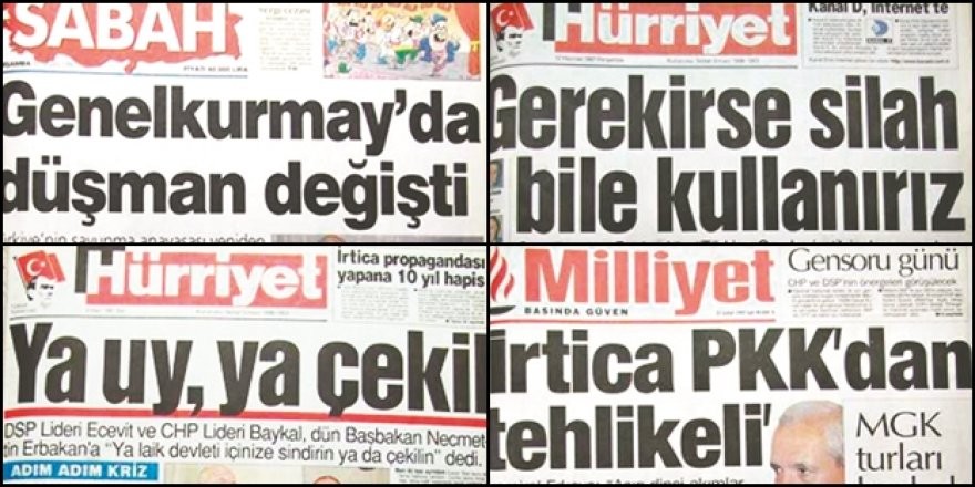 28 Şubat sürecinde hükümete karşı ‘Gerekirse silah bile kullanırız’ diyerek cebir ve şiddete başvuracaklarını söyleyenler bugün tahliye edildi: HakkımızI helâl etmiyoruz