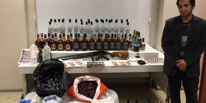 Sancaktepe’de sahte içki operasyonu