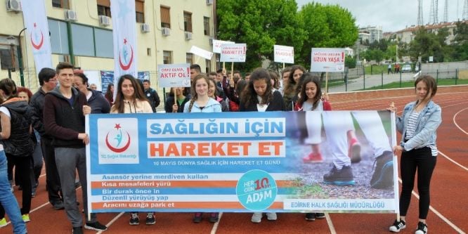 Obeziteye dikkat çekmek için yürüdüler