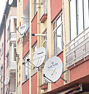 Balkonlardan antenler kalkacak