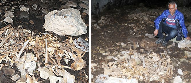 76 yıl sonra kemiklere ulaştı