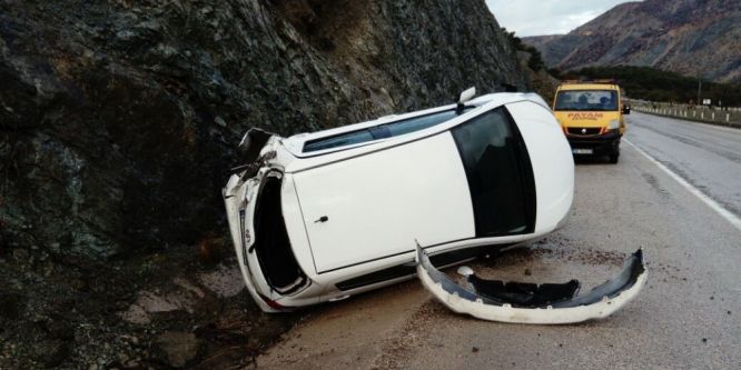 Heyelan kazaya neden oldu