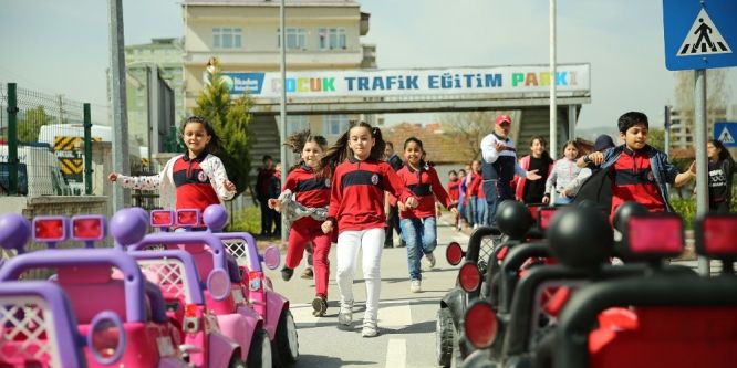 İlkadım’da eğlenceli trafik eğitimi