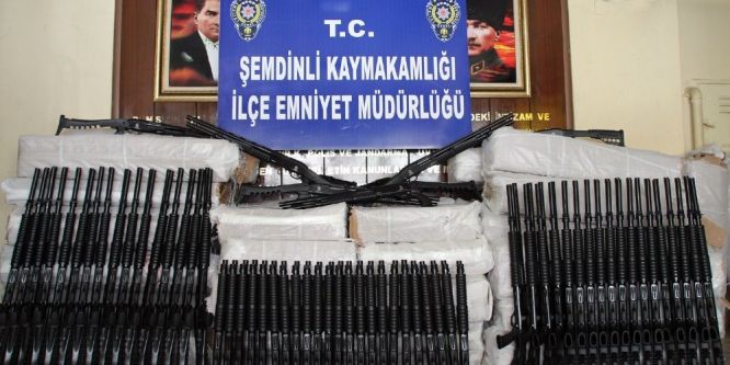 560 adet av tüfeği ele geçirildi