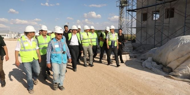 Şanlıurfa atık su arıtma tesisinde sona doğru