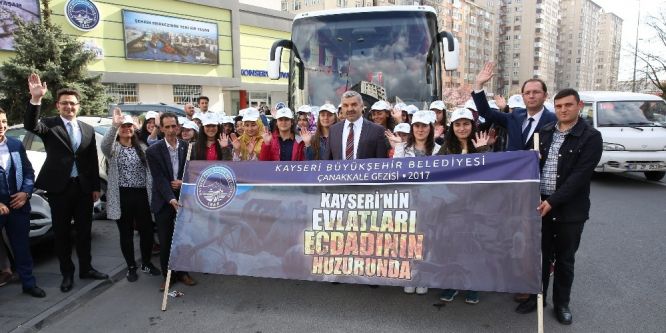 Başkan Çelik Çanakkale kafilesini uğurladı
