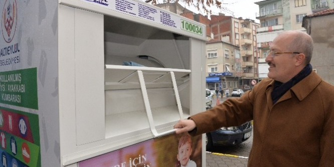 Altıeylül Belediyesi’nden ihtiyaç sahipleri için kumbara