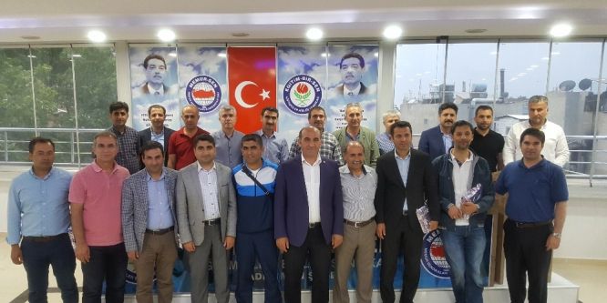 Başkan Deniz sendikal faaliyetlerinden bahsetti