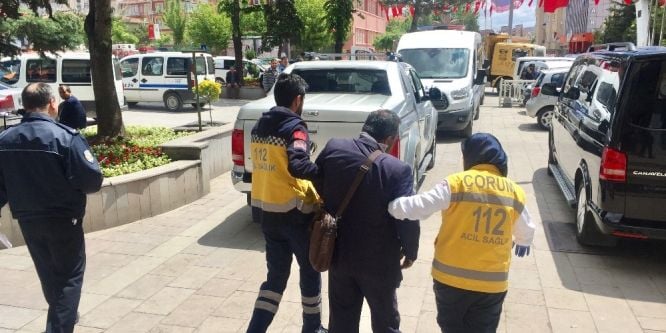 Sungurlu’da icra kavgası: 1 yaralı!