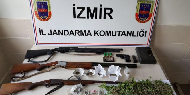 Arazisine esrar eken şahıs gözaltına alındı