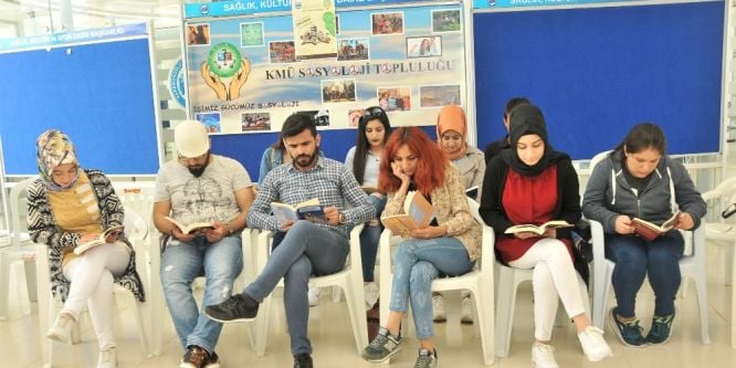 KMÜ’de kitap okuma etkinliği