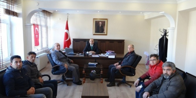 Kaymakam Duman’a esnaf ziyareti