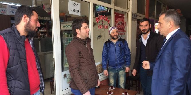 Başkan Sağıroğlu, referandum çalışmalarını sürdürüyor