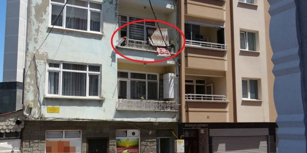 2'nci kattan düşen çocuğu çamaşır ipi kurtardı