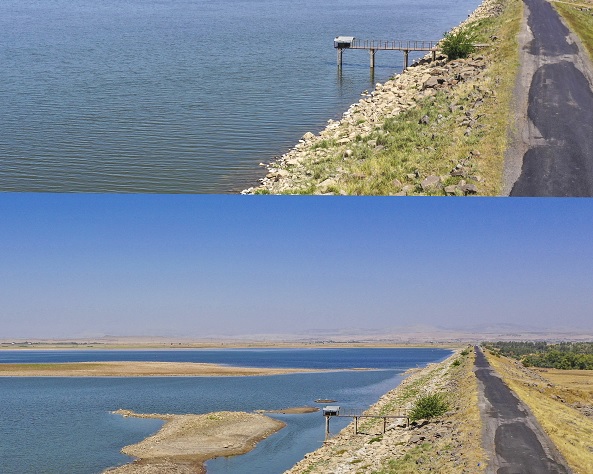 3 ay arayla aynı göl! Doluluk oranı yüzde 65'ten 27'ye düştü