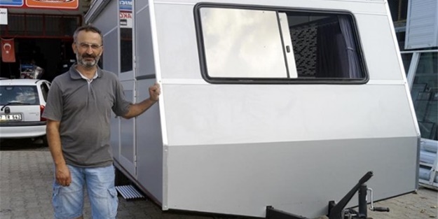 3 ayda karavan yaptı