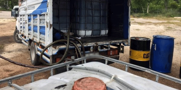 3 bin litre kaçak akaryakıt ele geçirildi