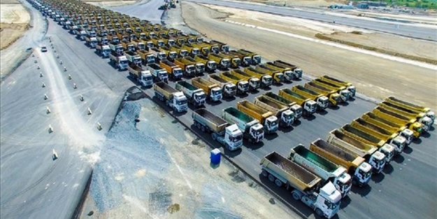 3. havalimanı için 500 kamyon aranıyor