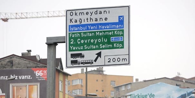 Geri sayıma geçildi! Artık yön levhalarında bile var