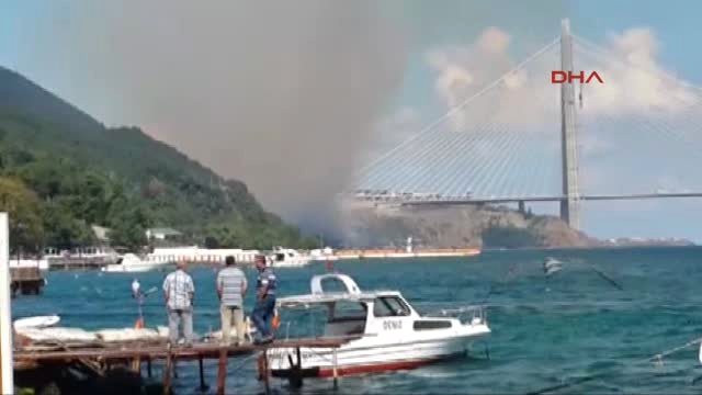 3. Köprü yakınında yangın çıktı!