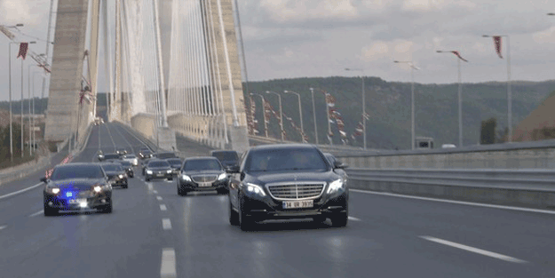 3. Köprüde sürpriz sürücü