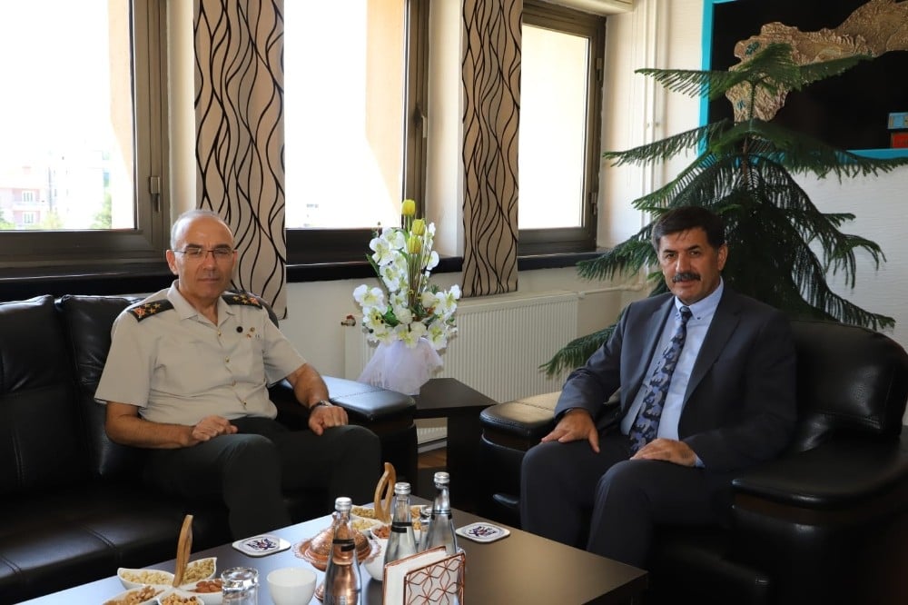 3. Ordu Komutanı Öngay’dan Başkan Aksun’a iade-i ziyaret 