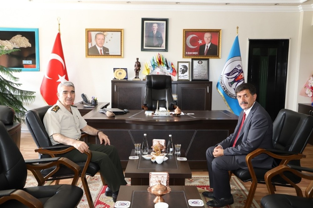 3. Ordu Komutanı Orgeneral Savaş’tan Başkan Aksun’a veda ziyareti 