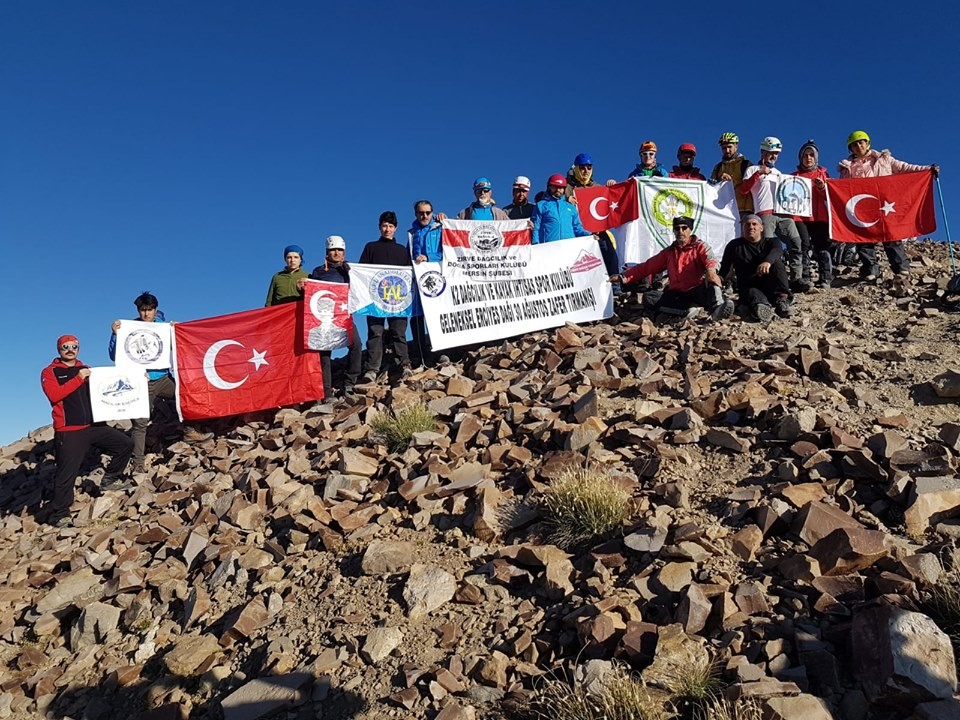 30 Ağustos Zafer Bayramı Erciyes Tırmanışı yapıldı 