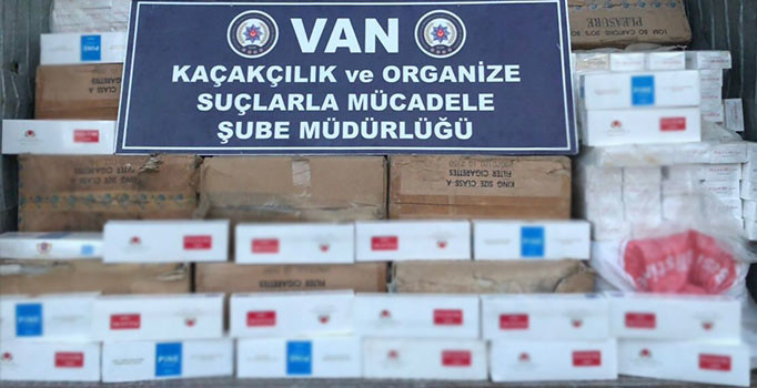 30 bin paket kaçak sigara ele geçirildi