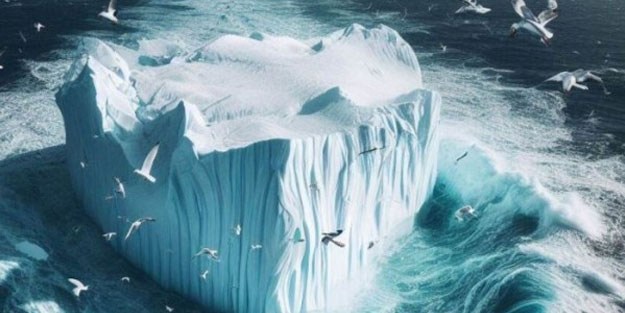 30 yıl sonra Dünyanın en büyük buzdağı hareket etti