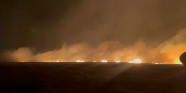 300 dönüm ekili buğday küle döndü