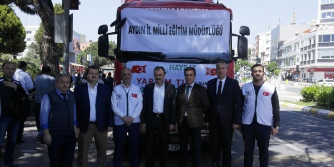 Aydın’dan Suriyeli öğrencilere yardım eli