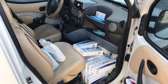 Kaçak sigara sevkıyatına jandarma baskını
