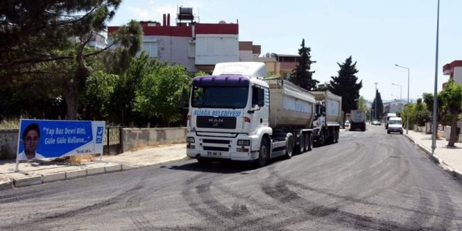 Aliağa’da dev asfalt hamlesi