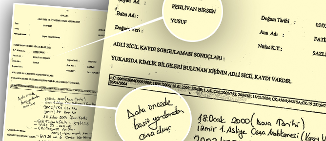 Saldırgan sabıkalı