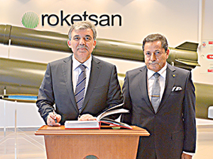 Gül, test motoru ateşledi