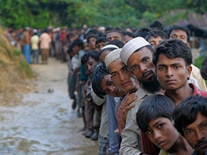 Arakanlı Müslümanlar şimdi de sel tehdidi altında