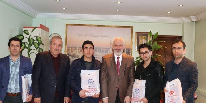 Öğrencilerden Müftü Arvas’a ziyaret