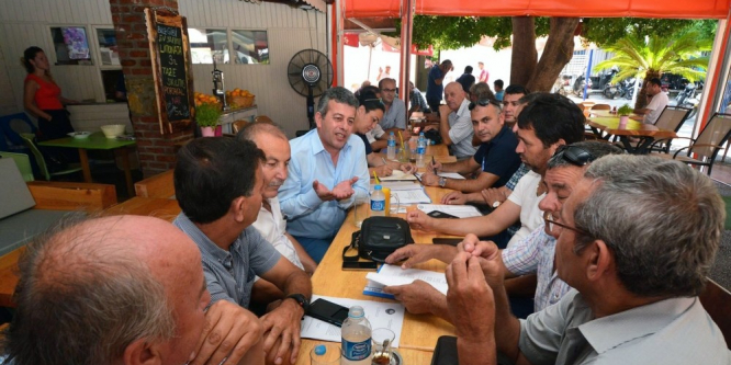 Ülgen, Seydikemer’li muhtarları dinledi