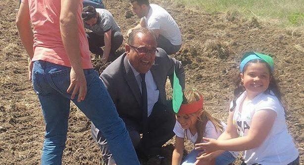 Minikler 182 adet fidan dikti