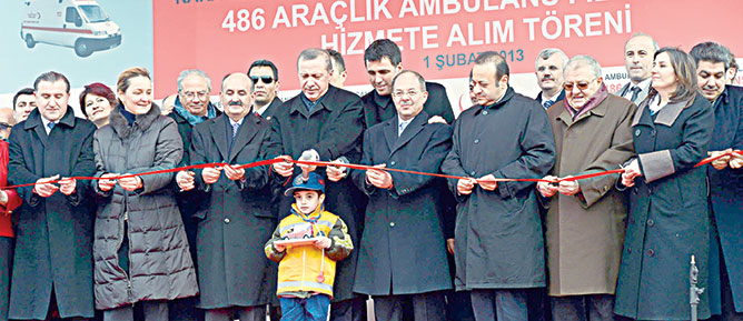 486 ambulans hizmette