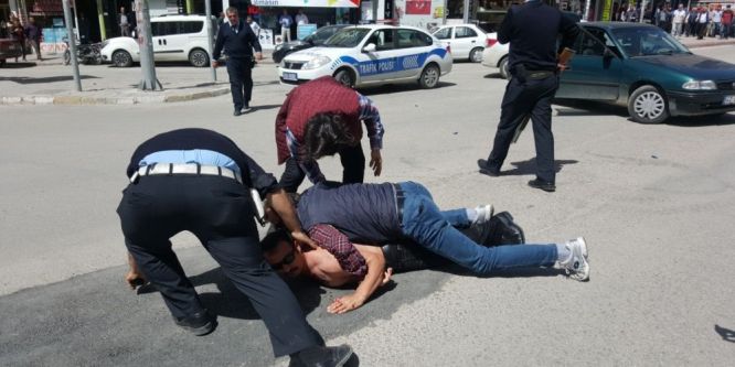 Tüfekle korku dolu anlar yaşatan şahıs yakalandı