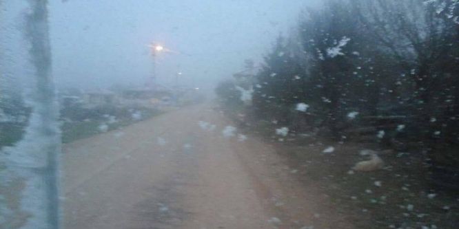 Reşadiye’de kar sürprizi